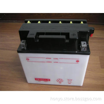 YB16Cl-B OEM Dry Charged Motorcycle Batteries 12V 19Ah
